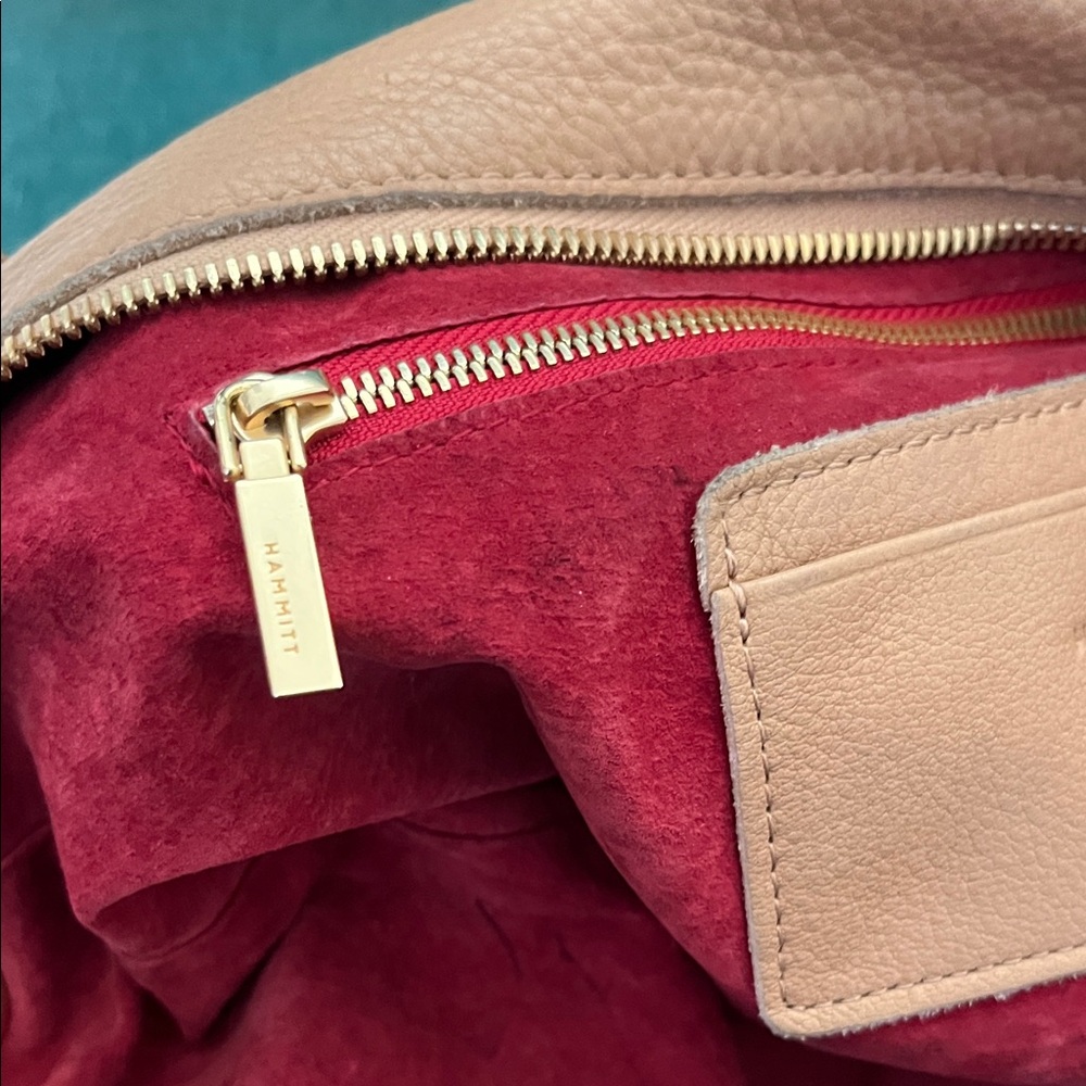 Hammitt Tan Leather Shoulder Bag with Gold Hardware - Picture 13 of 16